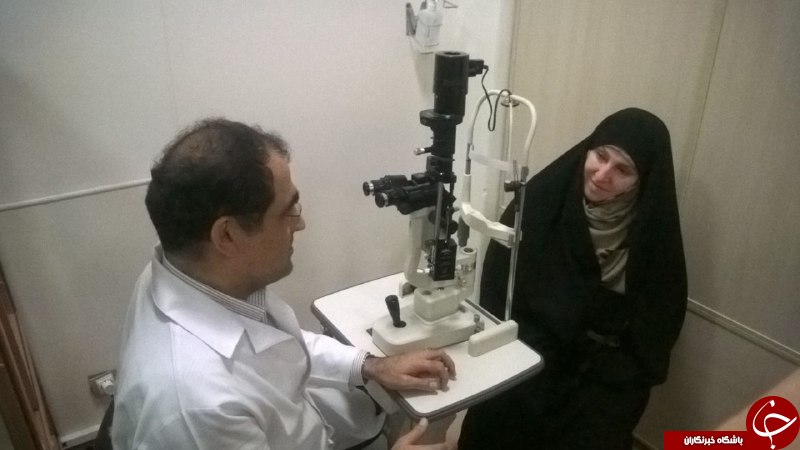 معاینه افخم توسط وزیر بهداشت