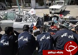 کشف 8 فقره سرقت داخل خودرو در قزوین