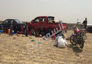 فرار خانواده های عراقی از جهنم سیاه داعش در جنوب کرکوک +تصاویر