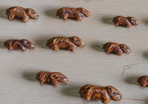 زندگی یک هنرمند چینی با &laquo;هسته هلو&raquo; + تصاویر