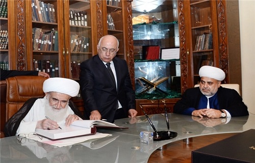 سفر نخستین مرجع تقلید جهان به جمهوری آذربایجان + تصاویر