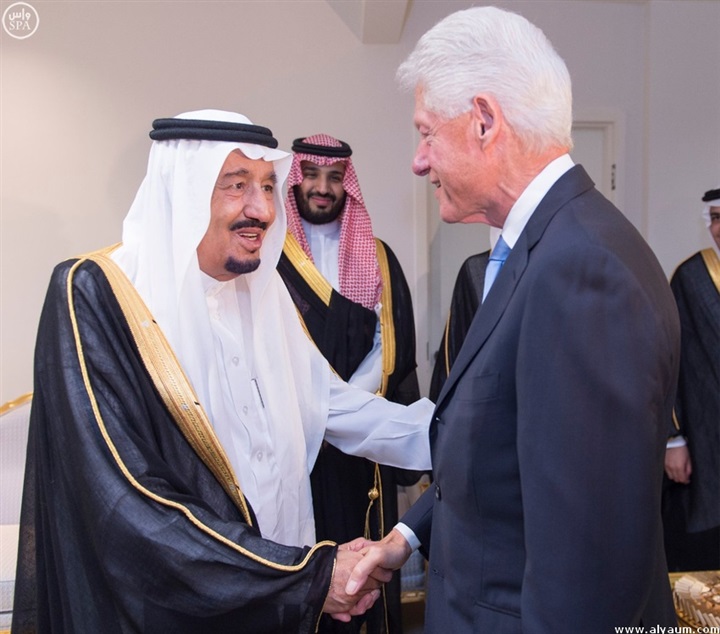 جرج بوش با ملک سلمان دیدار کرد+ تصاویر