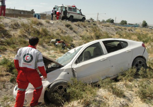 انتقال 9 مصدوم حوادث جاده ای در۲۴ ساعت گذشته