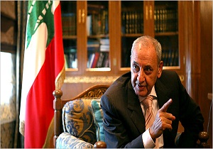 دعوت رئیس پارلمان لبنان برای گفتگو رد شد