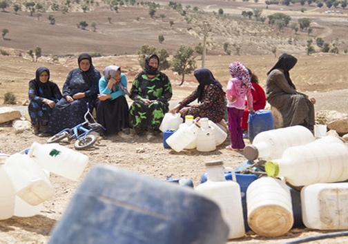 به داد کودکان تشنه کرمانشاه برسید + تصاویر