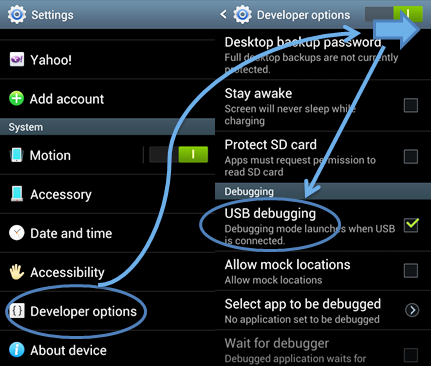 گزینه USB Debugging را در نسخه های مختلف اندروید فعال کنید + آموزش تصویری