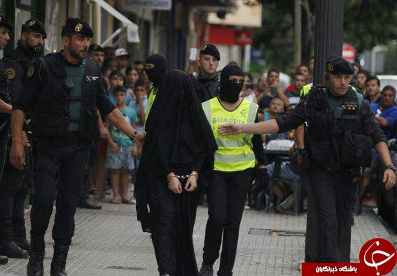 دختر ۱۸ ساله داعشی در اسپانیا دستگیر شد +تصاویر