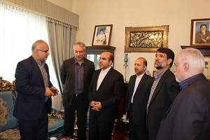 دیدار کفاشیان و کاشانی با رییس فدراسیون هلند