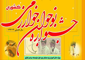 دانش آموزان سامانی حائز مقام سوم جشنواره نوجوان خوارزمی کشور