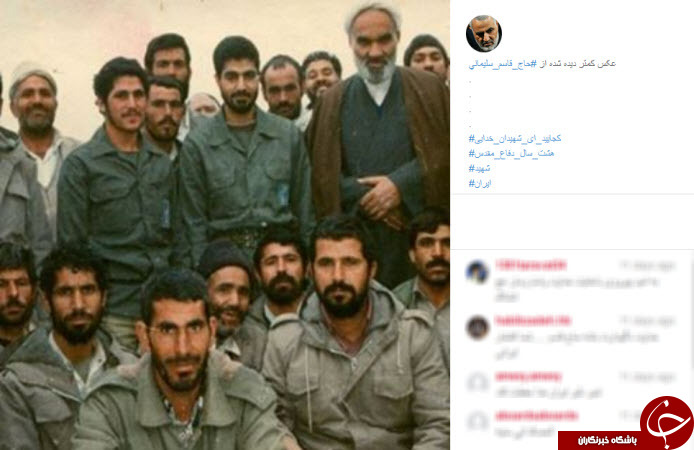 حاج قاسم سلیمانی در قاب جوانی و دفاع مقدس +تصاویر