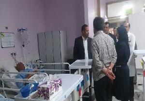 بازدید مدیر کل دفتر منابع انسانی وزارت بهداشت از بیمارستان طالقانی تهران