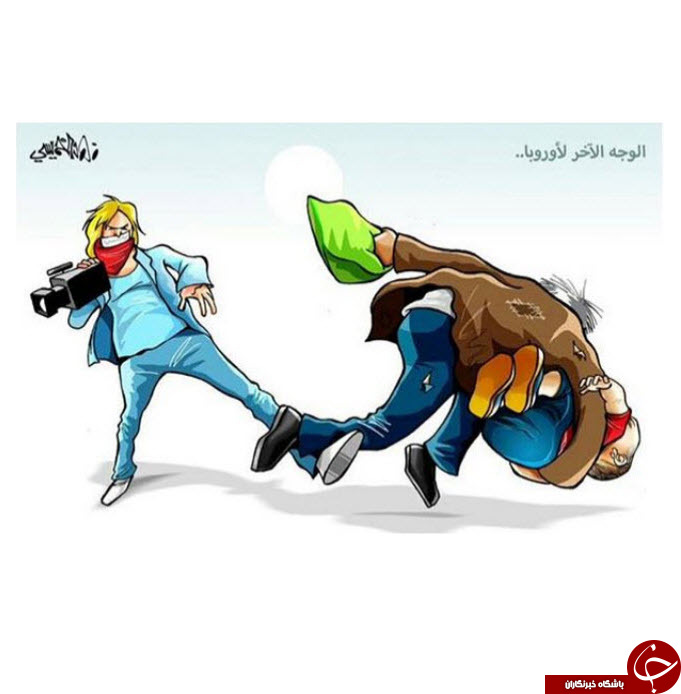لگد خبرنگار زن به جسم بی جان آیلان 3 ساله+ تصاویر