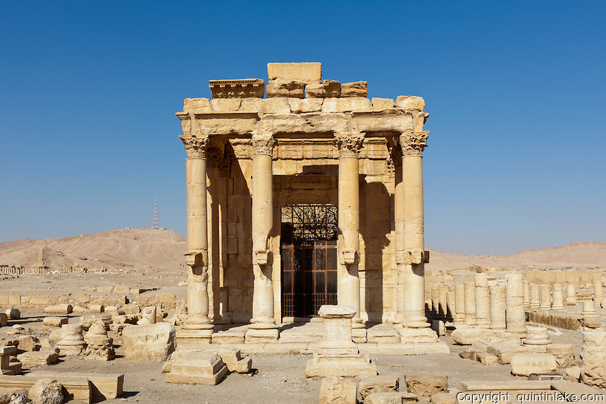 انفجار یک معبد در سوریه به دست داعش+تصاویر