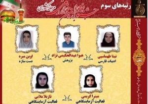 افتخار افرینی دانش آموزان کردستانی در جشنواره نوجوان خوارزمی