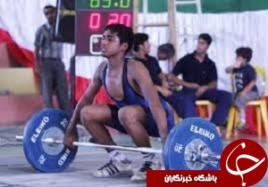 مدال برنز برگردن وزنه بردار آذربايجانشرقی