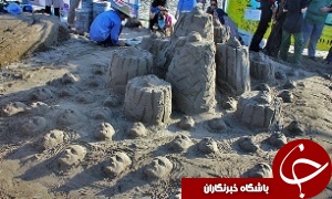 برگزاری سومین جشنواره مجسمه های شنی در گیلان