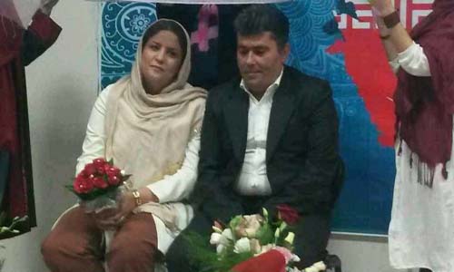 جشن عقد یک کارتن خواب + تصاویر