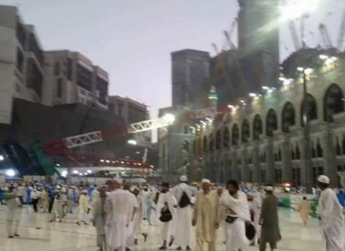 دست کم 107 قربانی در حادثه سقوط جرثقیل در مسجد الحرام