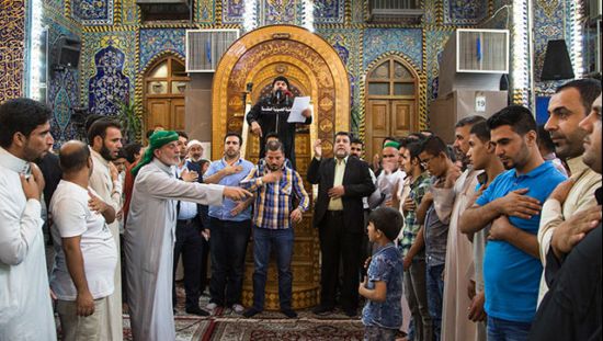 حرم مطهر حسینی در عزای جوادالائمه(ع) + تصاویر