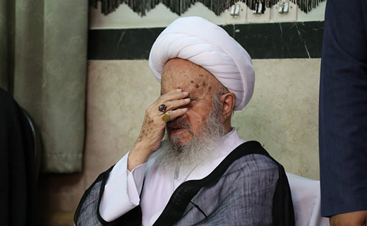 برپایی محفل عزاداری در بیوت مراجع عظام تقلید قم+تصاویر