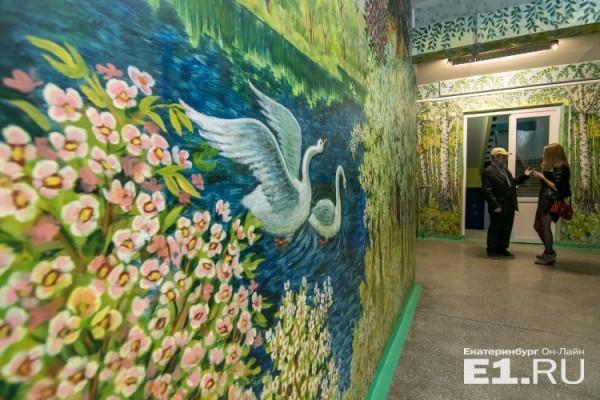 تبدیل مدرسه به یک گالری هنری واقعی + تصاویر