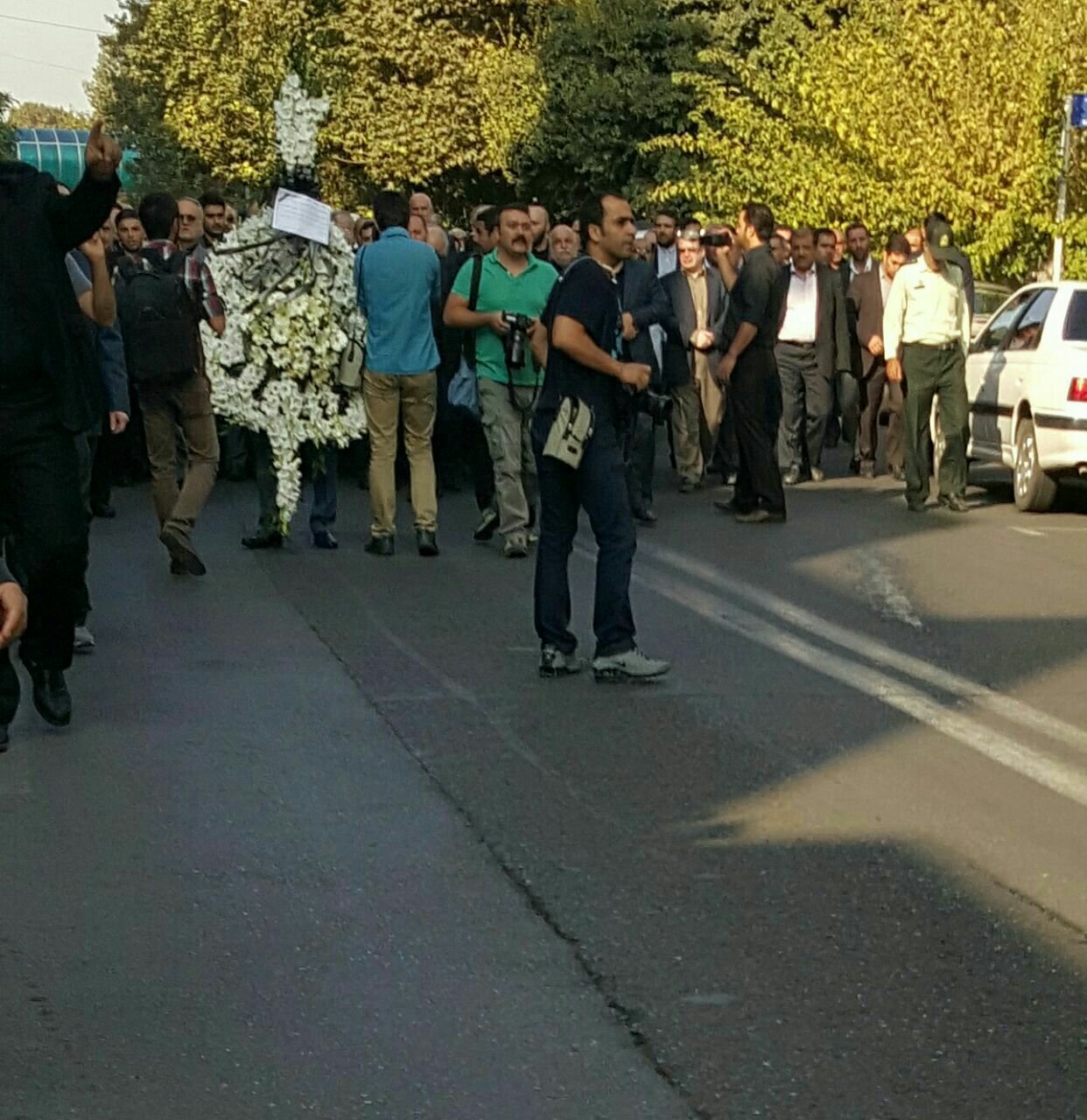 مراسم تشییع پیکر برادر معاون رئیس جمهور  برگزار شد