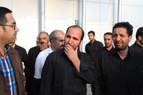 تشییع پیکر جان باختگان حادثه مکه در فرودگاه مهرآباد + عکس