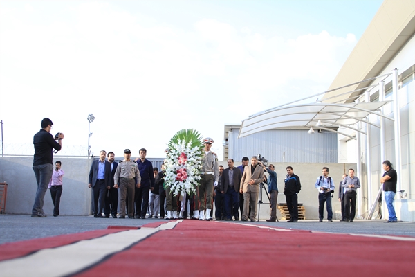 تشییع پیکر جان باختگان حادثه مکه در فرودگاه مهرآباد + عکس