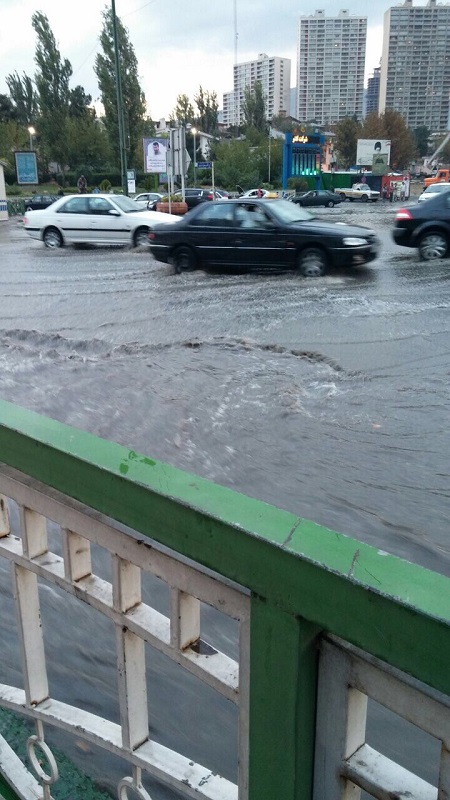 عطایی: رفع مشکل آبگرفتگی تا یک ساعت آینده