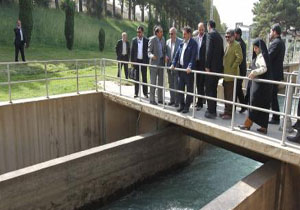 بازدید جهانگیری از پروژه‌ انتقال و توزیع آب به دشت سیستان