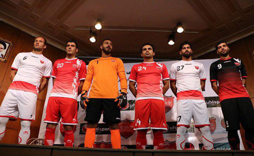 مراسم رونمایی از پیراهن جدید پرسپولیس + عکس