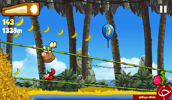 بازی خاطره انگیز Banana Kong +دانلود