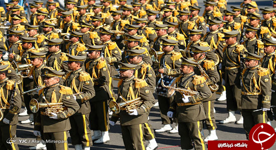 فضای ایران جهنم دشمنان/ درج شعار 