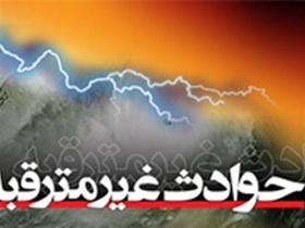 بارشهای رگباری در زنجان خسارتهای را برجا گذاشت