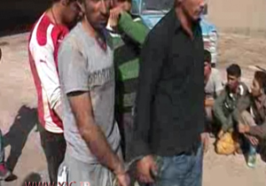 چهار گروگان گیر به دام پلیس افتادند + فیلم