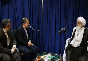 دیدار روانچی با مراجع عظام تقلید در قم + تصاویر