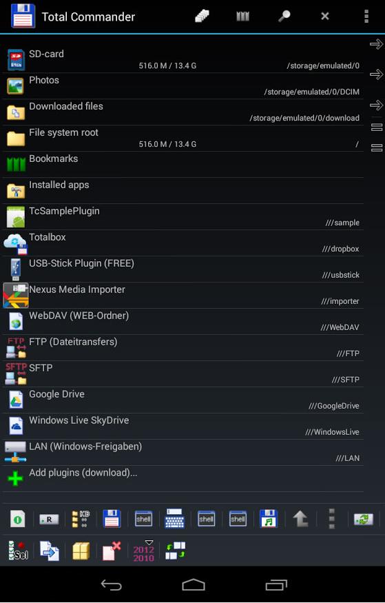 نرم افزار مدیریت فایلTotal Commander+ دانلود