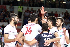پیروزی والیبالیست های ایران مقابل روسیه
