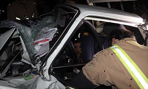 انحراف از جاده سواری پیکان وکشته شدن 4 عضو یک خانواده