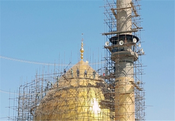اتمام عملیات ساخت و نصب گنبد مطهر حرمین شریفین امامین عسکریین(علیهما السلام)