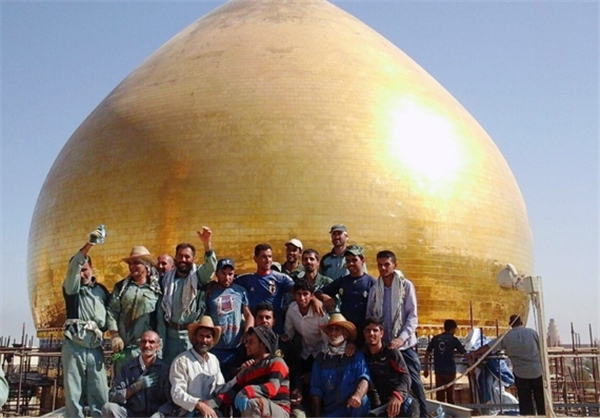اتمام عملیات ساخت و نصب گنبد مطهر حرمین شریفین امامین عسکریین(علیهما السلام)