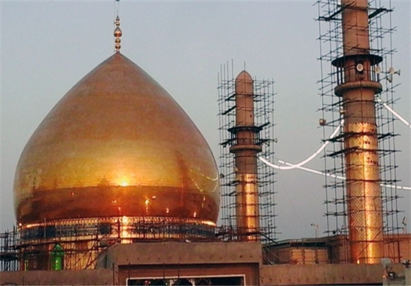 اتمام عملیات ساخت و نصب گنبد مطهر حرمین شریفین امامین عسکریین(علیهما السلام)