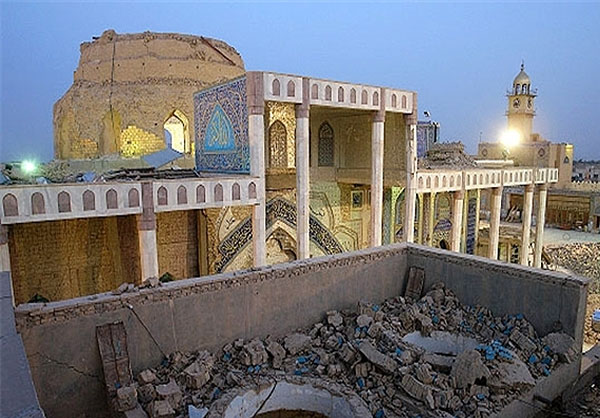 اتمام عملیات ساخت و نصب گنبد مطهر حرمین شریفین امامین عسکریین(علیهما السلام)