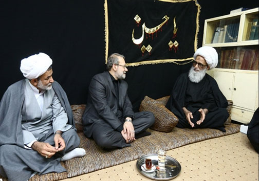 سفره رنگین لاریجانی با پول بیت&zwnj;المال صحت ندارد+تصاویر