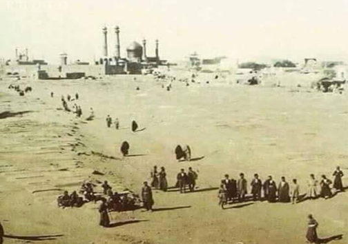 عکس قدیمی از حرم امام حسین