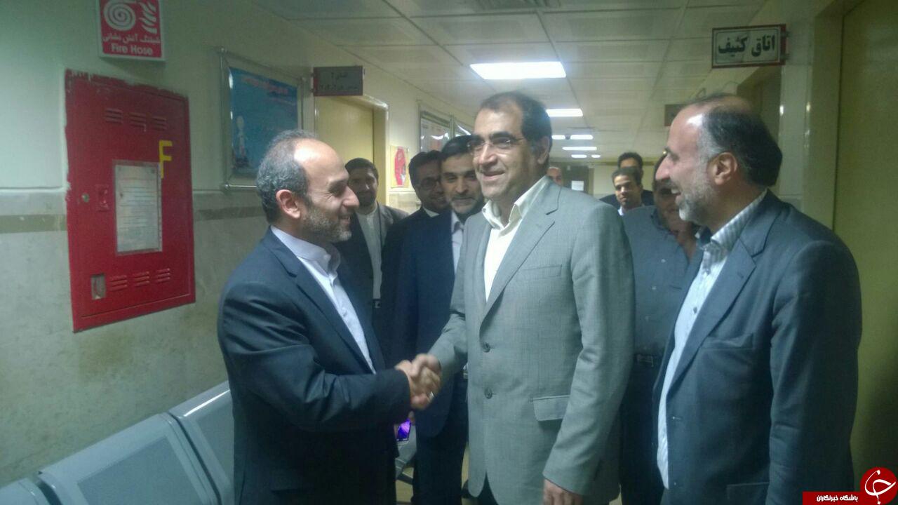 انتقال خبرنگار صدا و سیما از سوریه به تهران+عکس