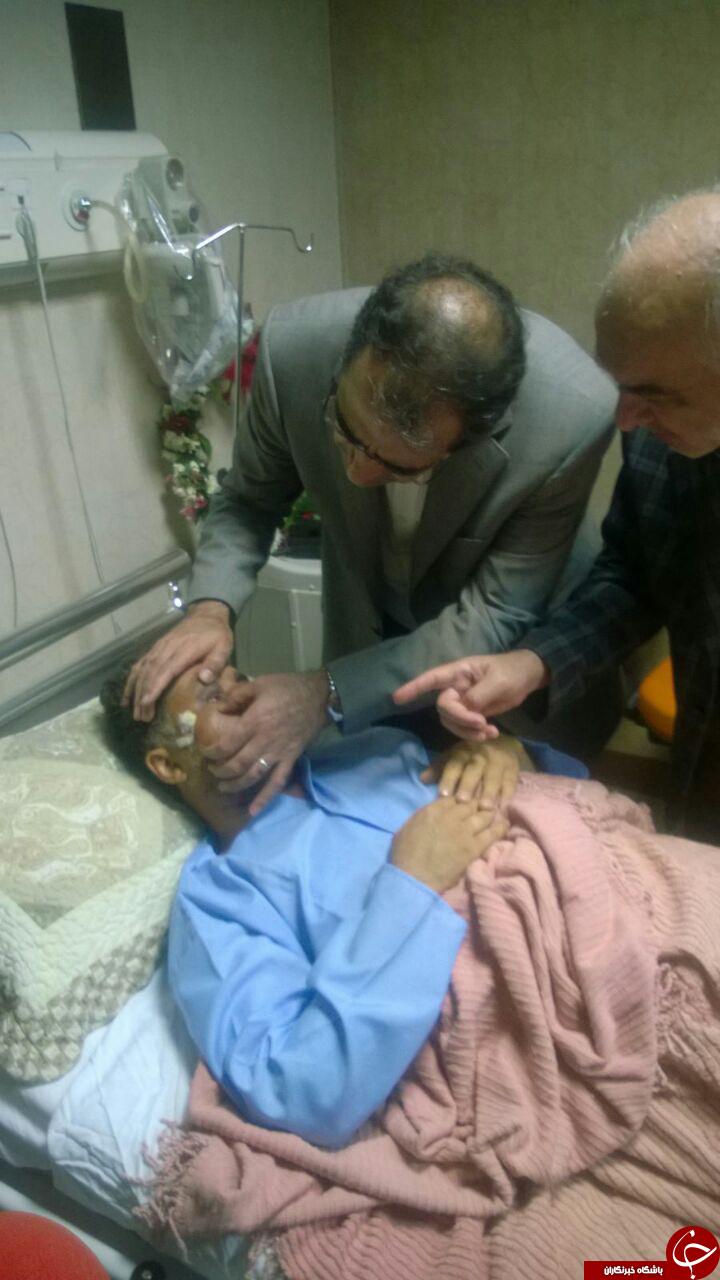 انتقال خبرنگار صدا و سیما از سوریه به تهران+عکس