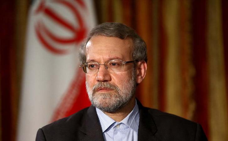 تصاویر لاریجانی و گفتگو با شبکه المیادین