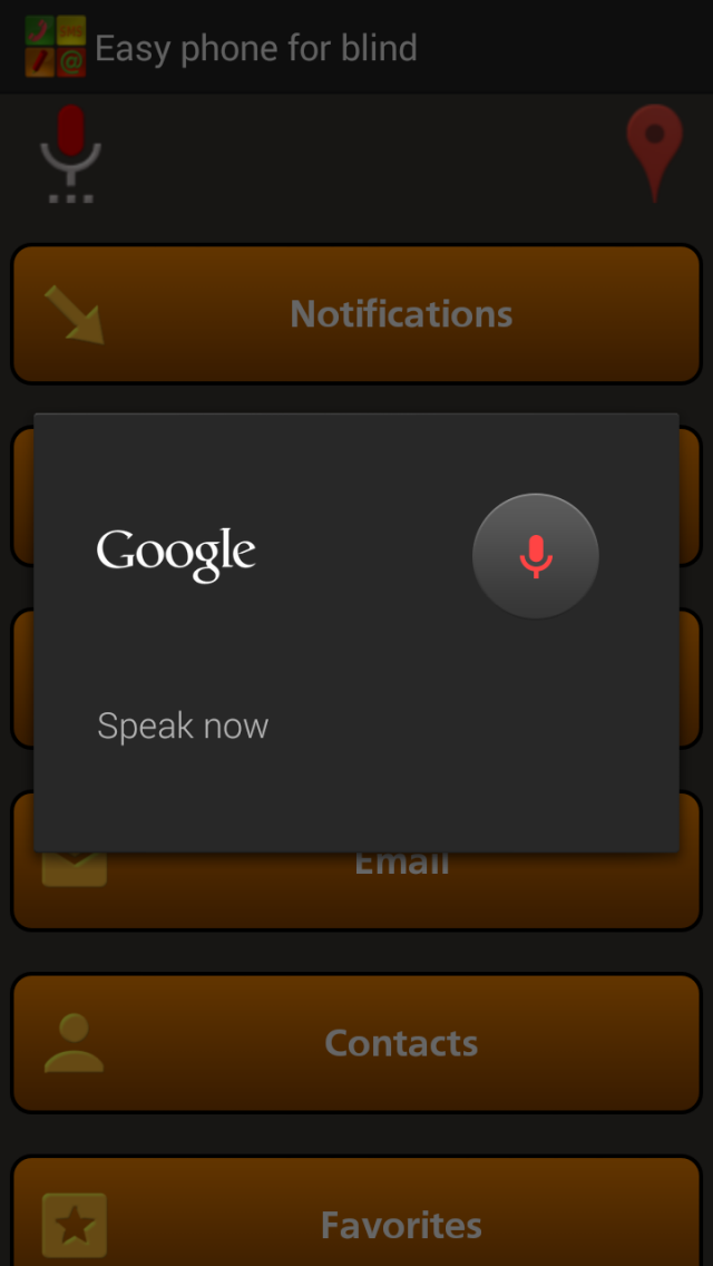 دانلود نرم افزار Easy phone for blind
