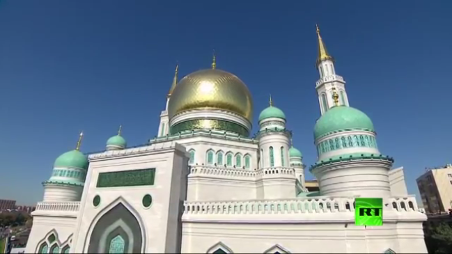 آغاز مراسم افتتاح مسجد جامع مسکو+تصاویر